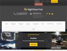 Tablet Screenshot of nightsearcher.co.uk